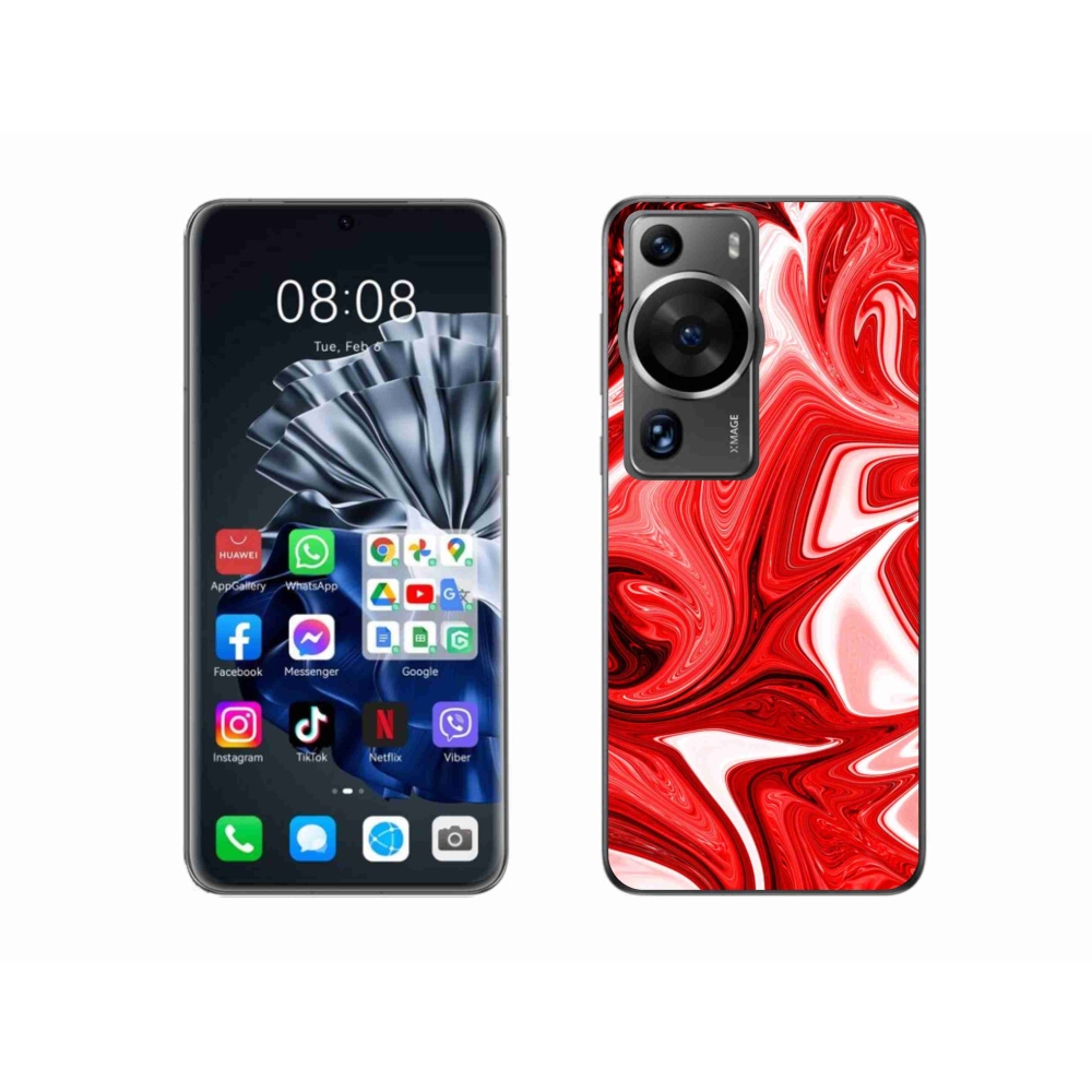 Gél borítás mmCase a Huawei P60 Pro készülékhez - absztrakt motívum 43