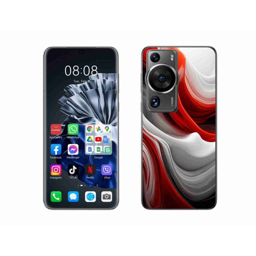 Gél borítás mmCase a Huawei P60 Pro készülékhez - absztrakt motívum 47