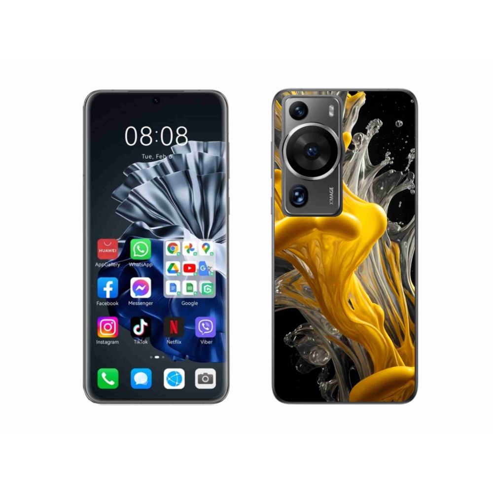 Gél borítás mmCase a Huawei P60 Pro készülékhez - absztrakt motívum 48