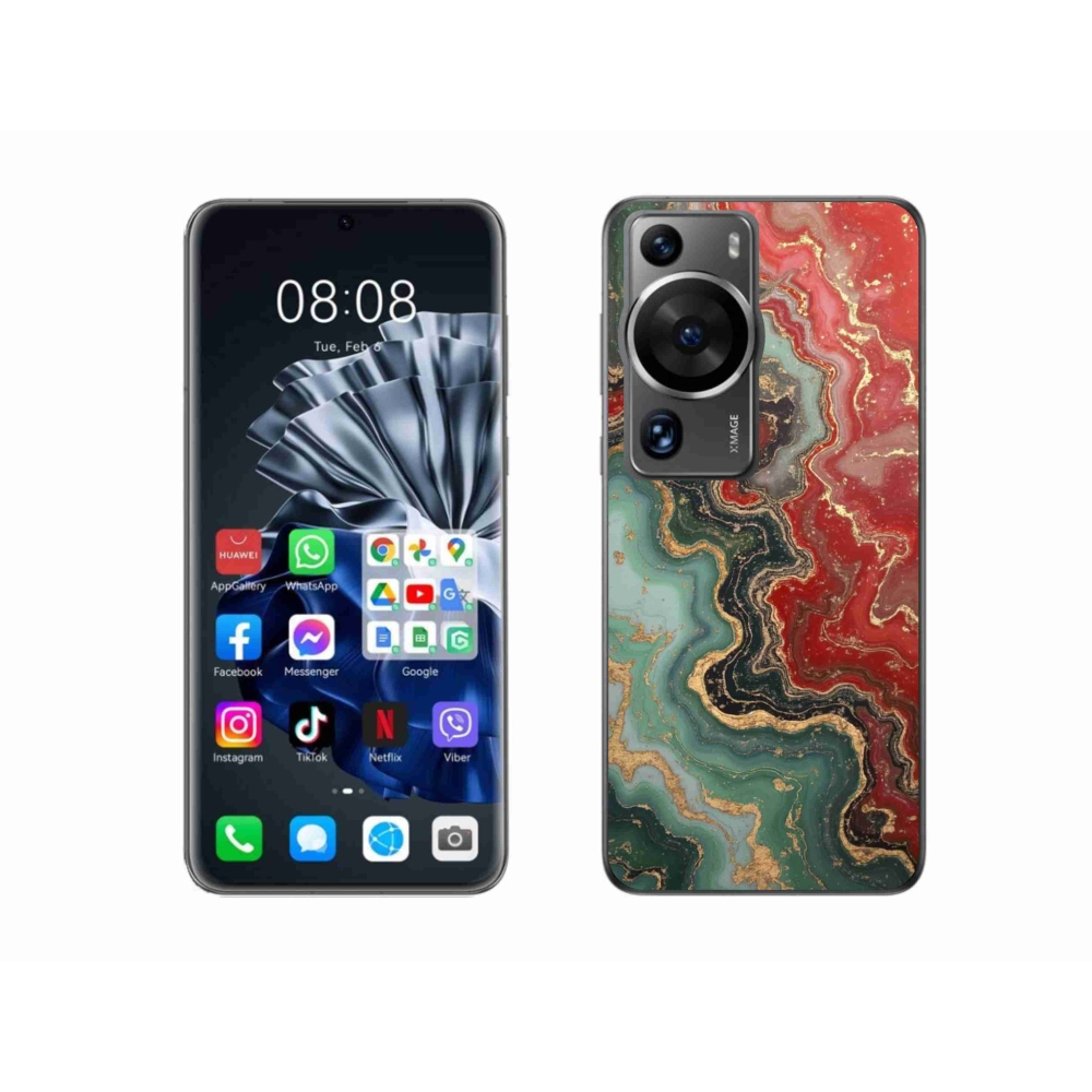 Gél borítás mmCase a Huawei P60 Pro készülékhez - absztrakt motívum 55