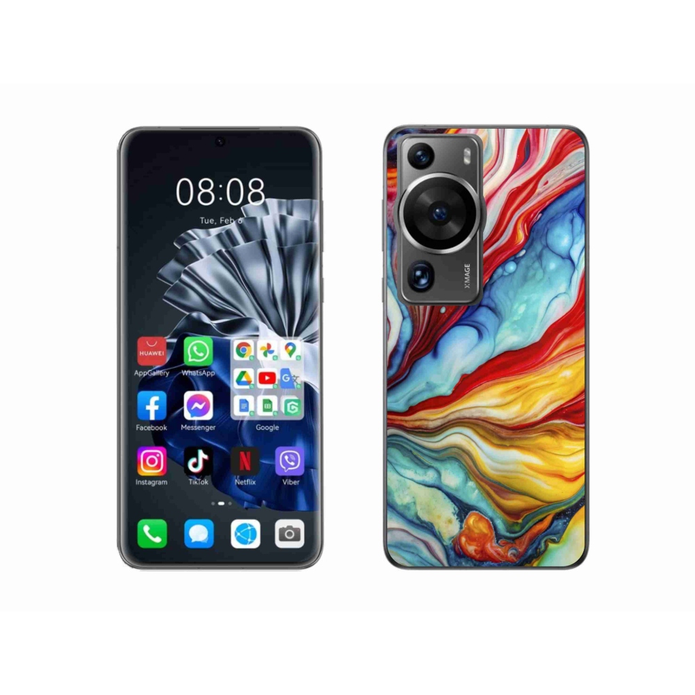 Gél borítás mmCase a Huawei P60 Pro készülékhez - absztrakt motívum 58