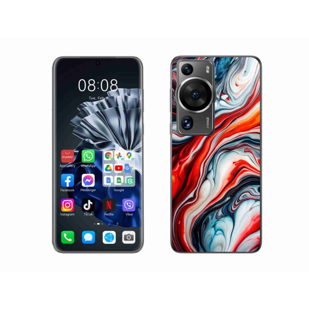 Gél borítás mmCase a Huawei P60 Pro készülékhez - absztrakt motívum 63