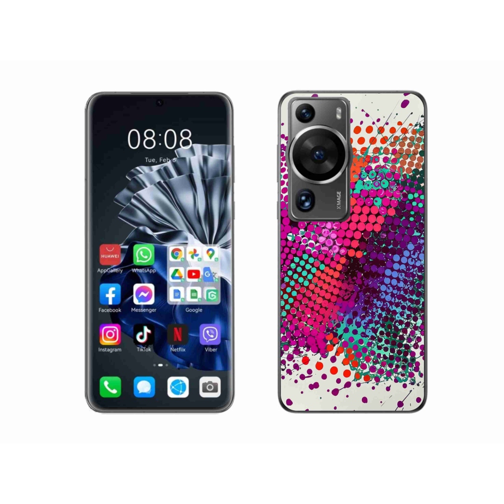 Gél borítás mmCase a Huawei P60 Pro számára - absztrakt motívum 65