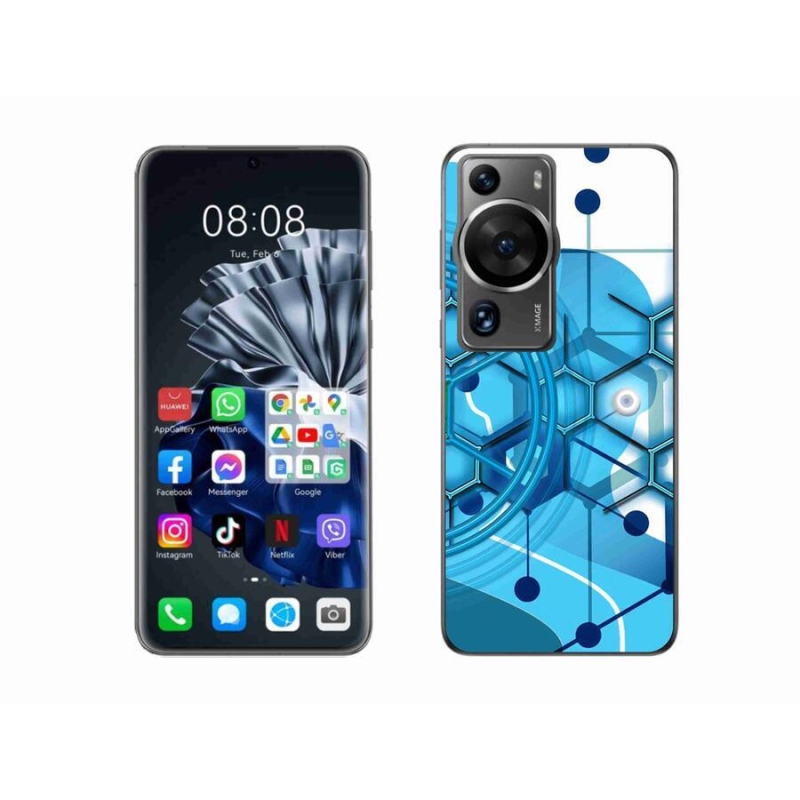 Gél borítás mmCase a Huawei P60 Pro készülékre - absztrakt minta 2