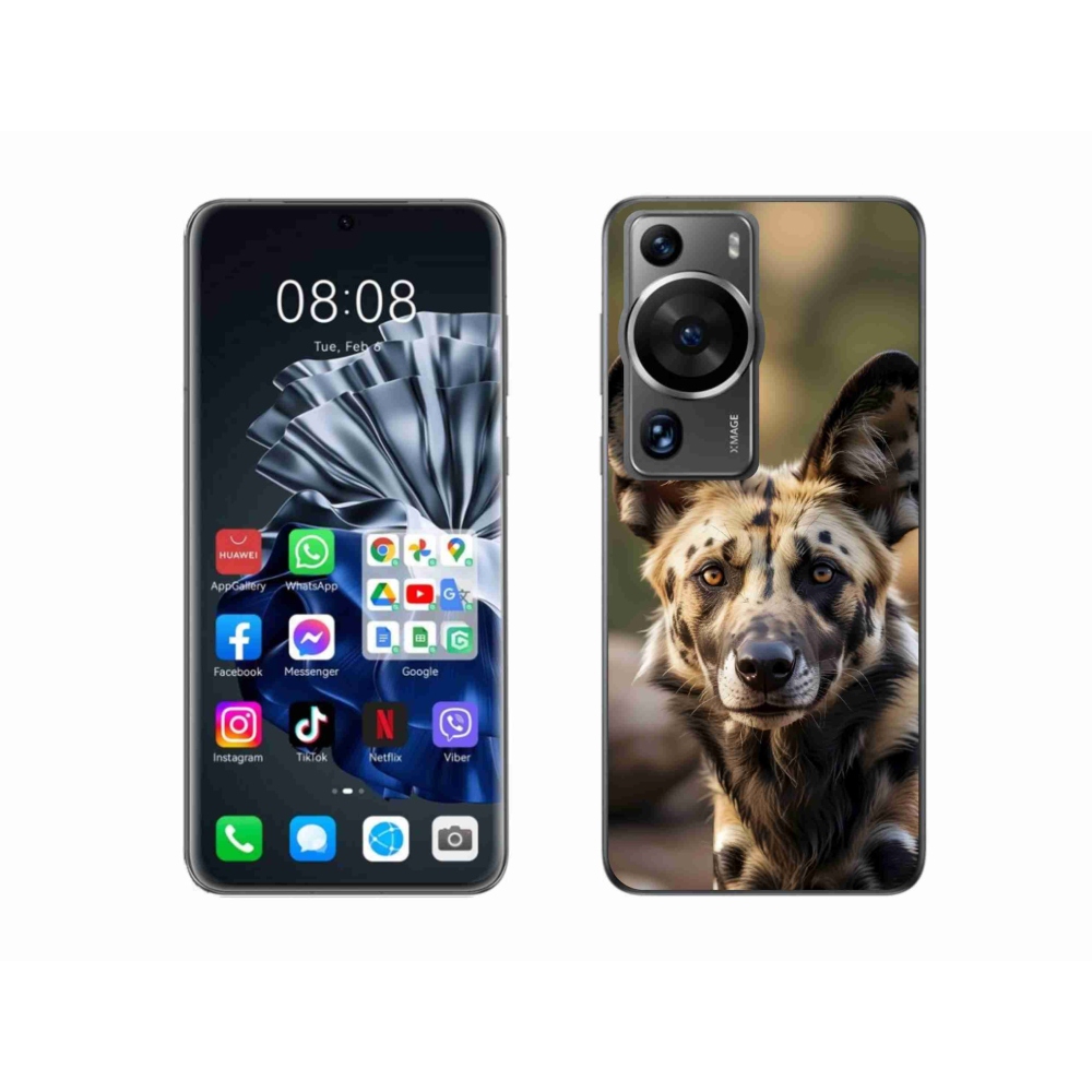 mmCase gél tok a Huawei P60 Pro-hoz – afrikai vadkutya