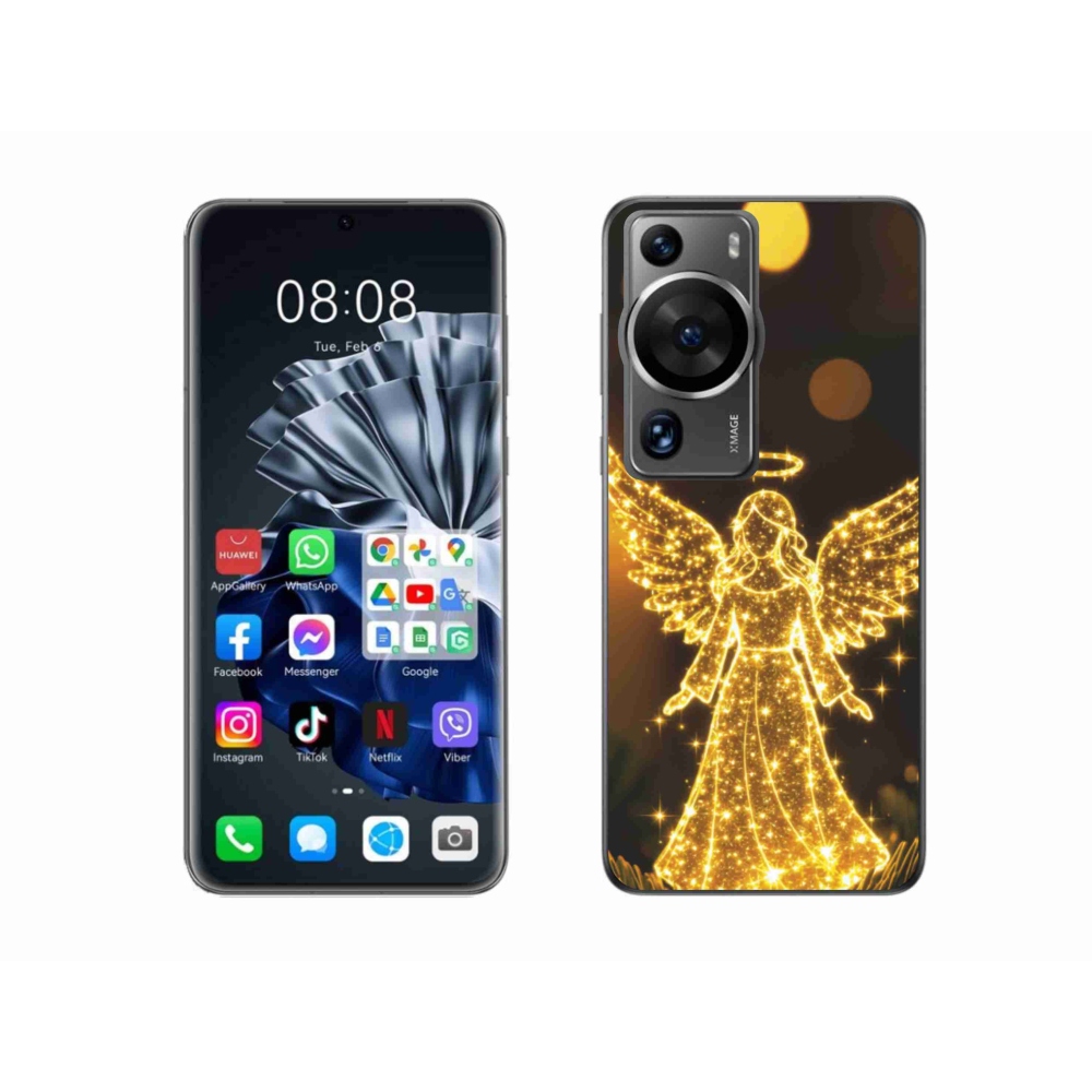 Gél borítás mmCase a Huawei P60 Pro készülékhez - angyal