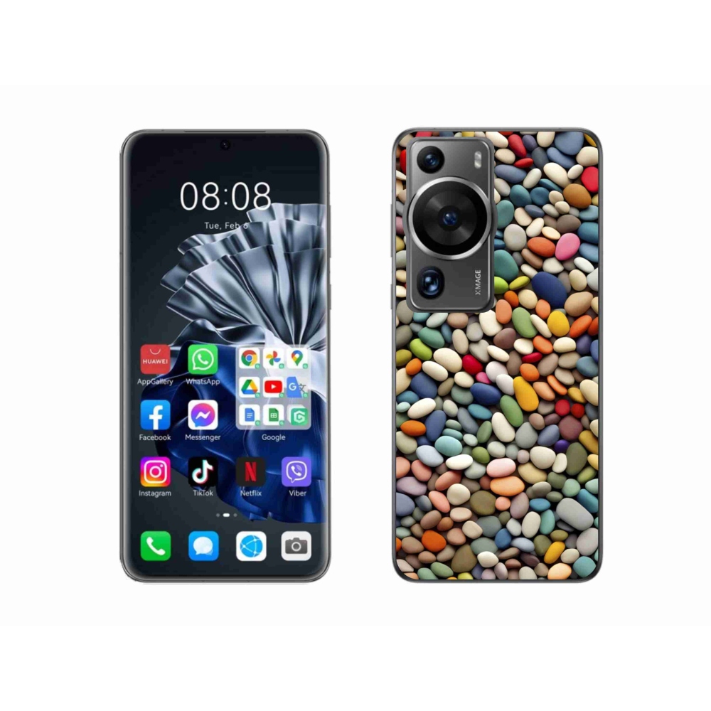 Gél borítás mmCase a Huawei P60 Pro készülékhez - színes strasszkövek 2