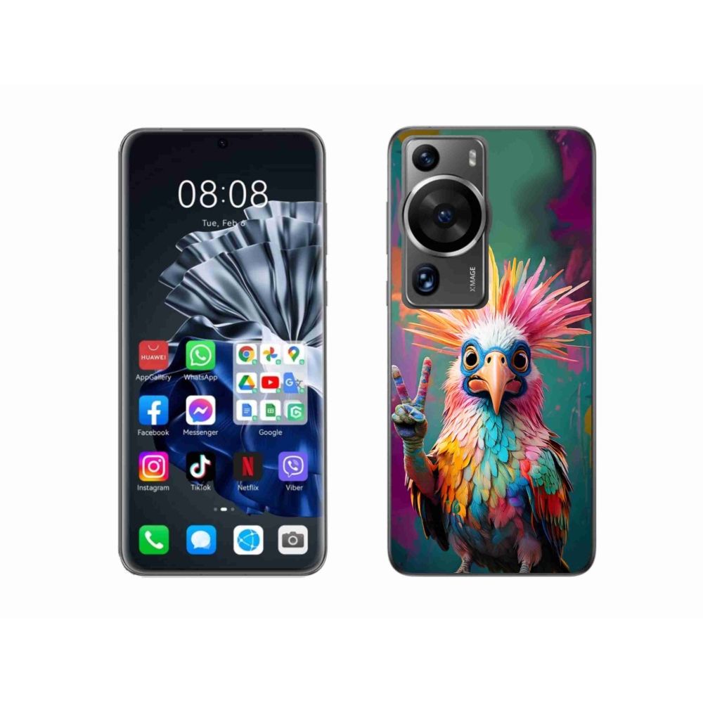 mmCase gél tok a Huawei P60 Pro-hoz – színes lázadó