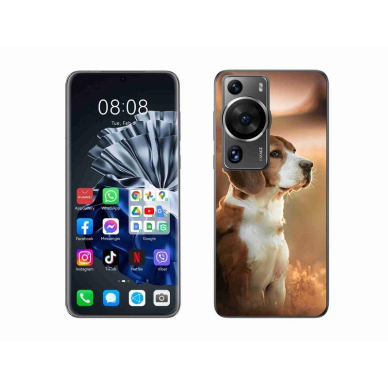 Gél borítás mmCase a Huawei P60 Pro készülékhez - bézs színű