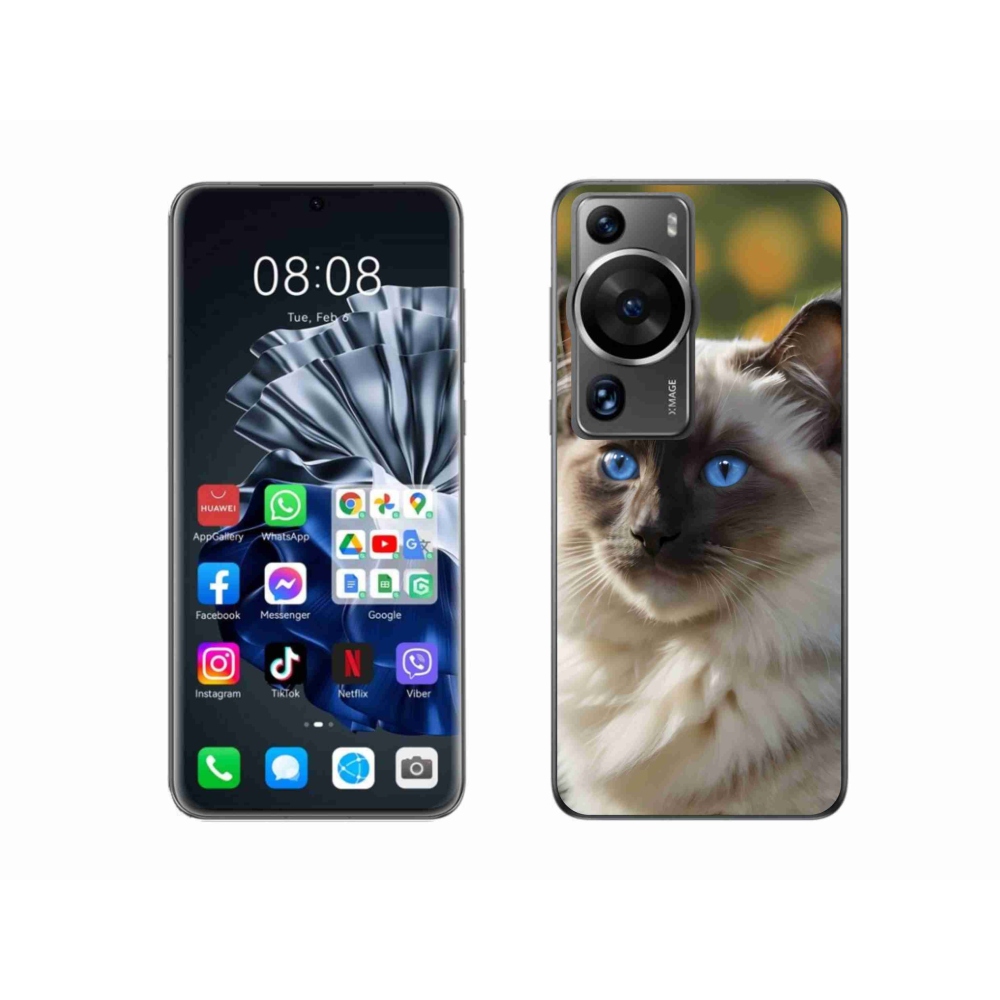 Gél borítás mmCase a Huawei P60 Pro készülékhez - fehér rongybaba