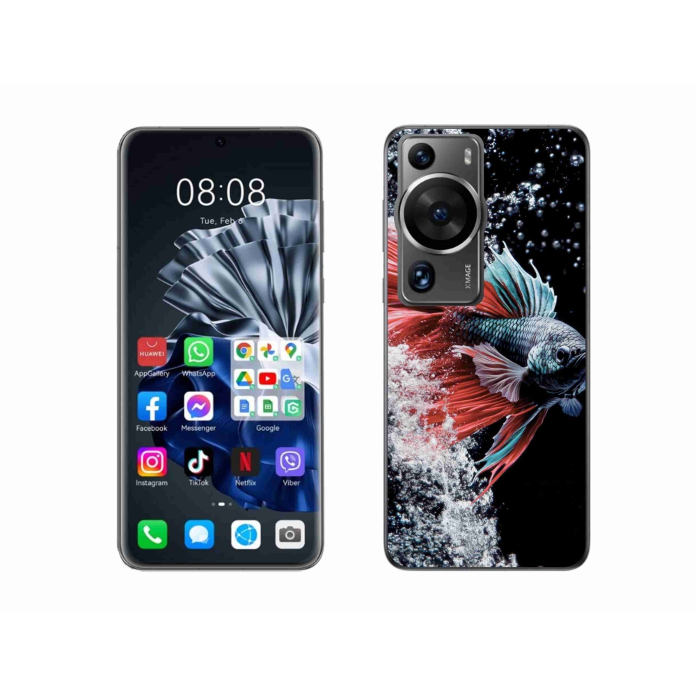 Gél borítás mmCase a Huawei P60 Pro számára - vadász tarka