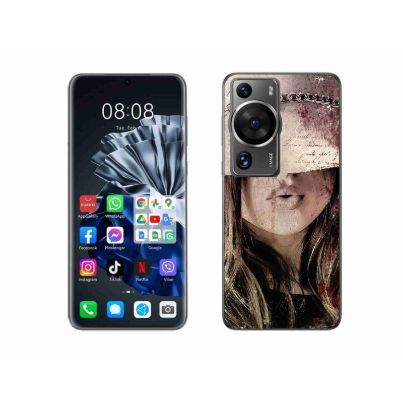 Gél borítás mmCase a Huawei P60 Pro - lányon
