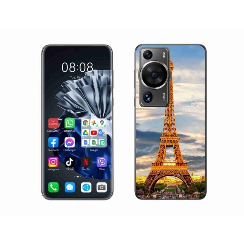 Gél borítás mmCase a Huawei P60 Pro készülékhez - eiffel torony 3