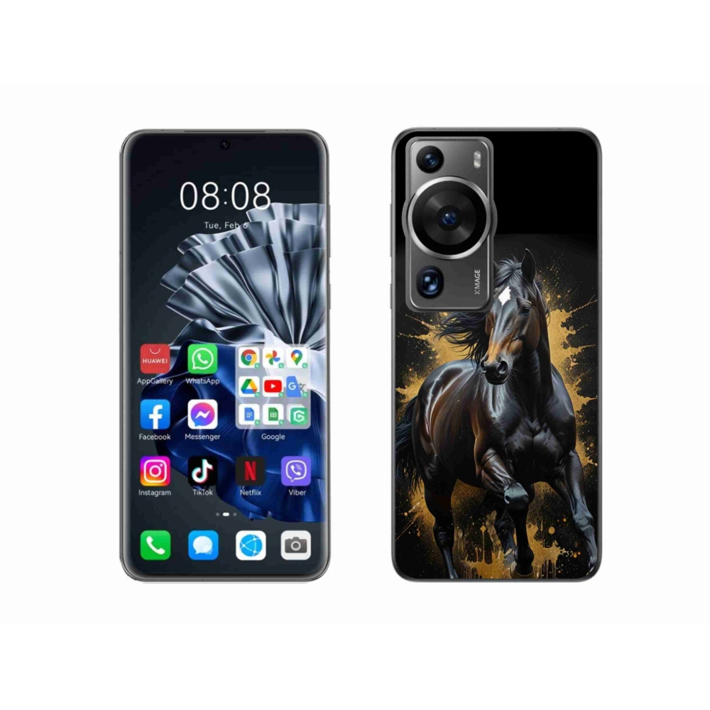 mmCase gél tok a Huawei P60 Pro-hoz – elegáns fekete