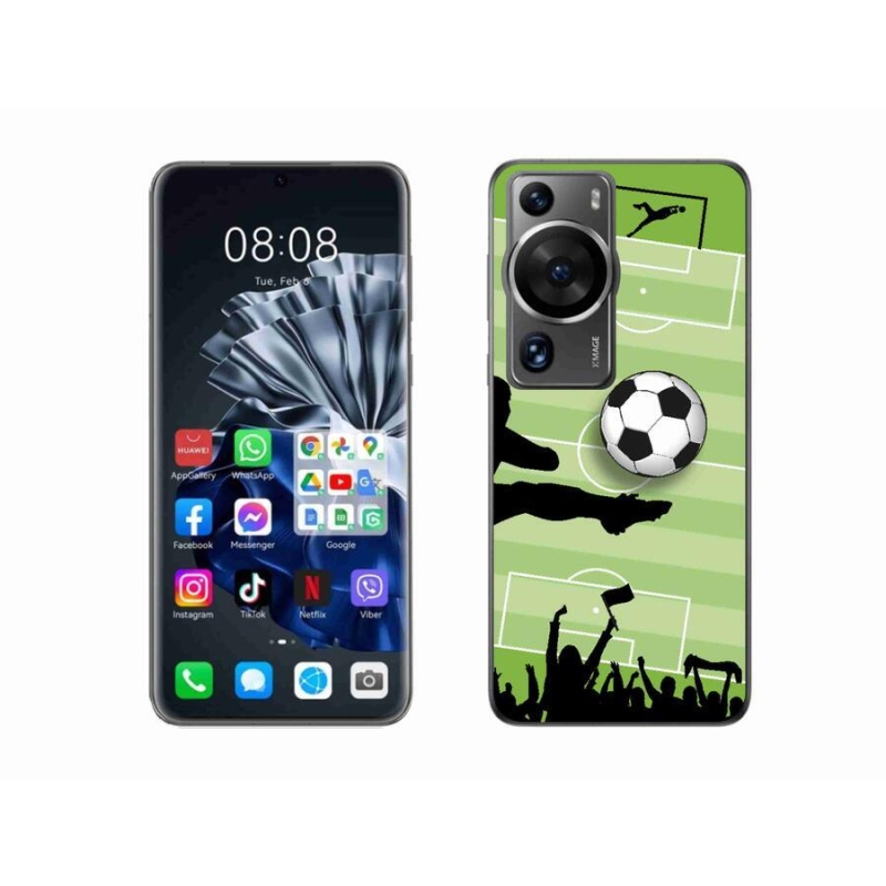 Gél borítás mmCase a Huawei P60 Pro számára - futball 3