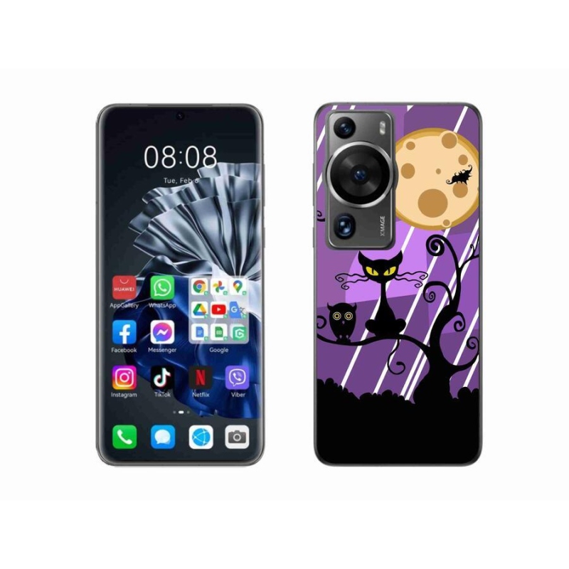 Gél borítás mmCase a Huawei P60 Pro számára - halloween