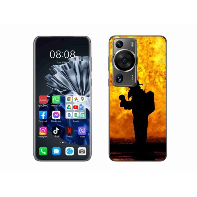 Gél borítás mmCase a Huawei P60 Pro számára - tűzoltó