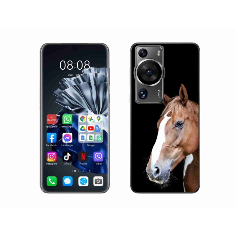 Zselés borítás mmCase a Huawei P60 Pro-hoz - barna ló 3