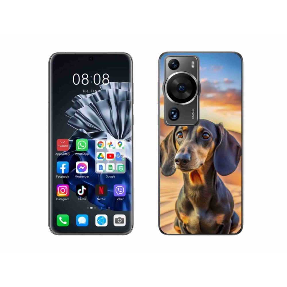 Gél borítás mmCase a Huawei P60 Pro készülékhez - tacskó 3