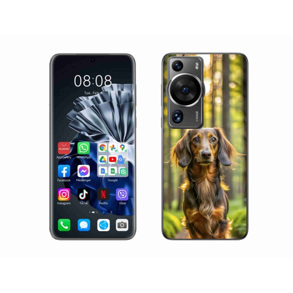Gél borítás mmCase a Huawei P60 Pro készülékhez - tacskó 4