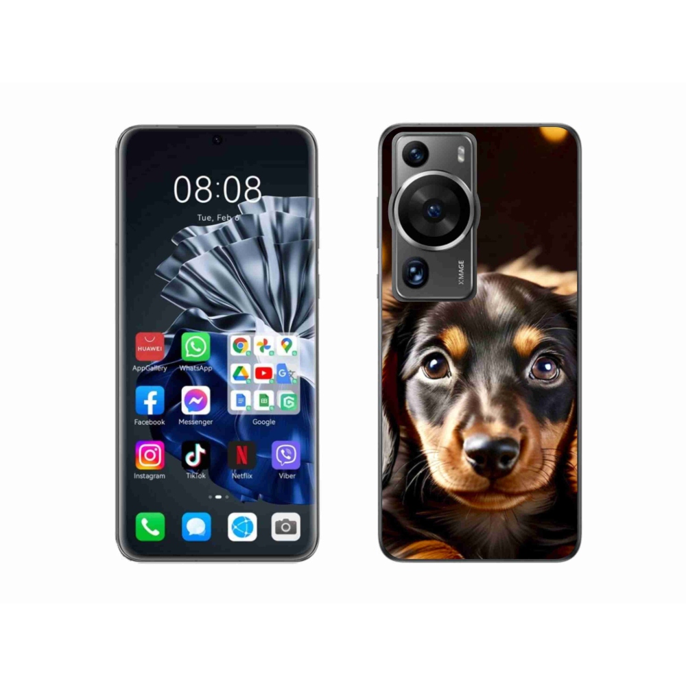 Gél borítás mmCase a Huawei P60 Pro készülékhez - tacskó