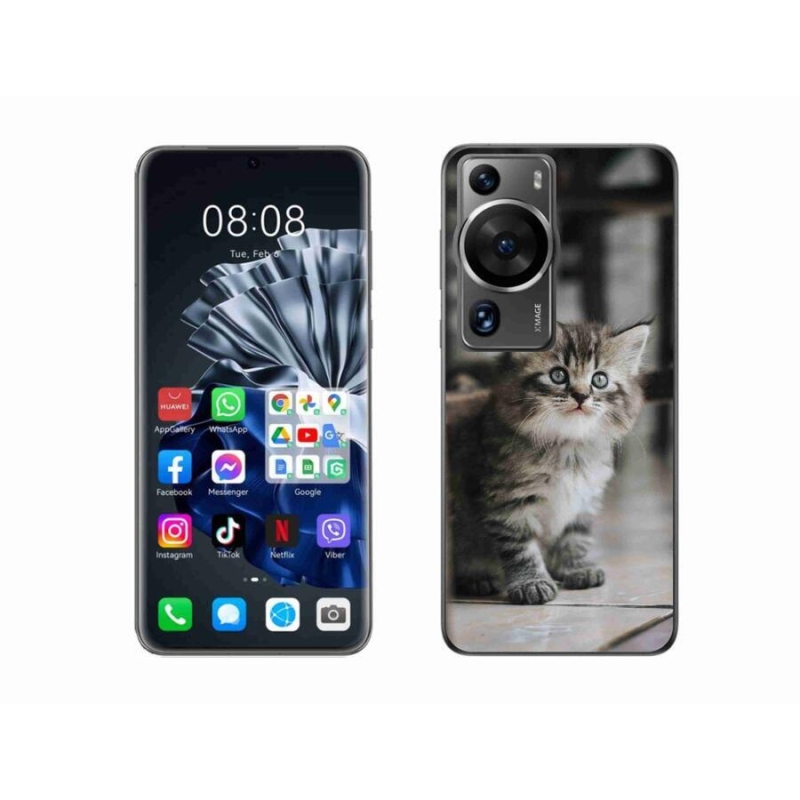 Gél borítás mmCase a Huawei P60 Pro készülékhez - cica