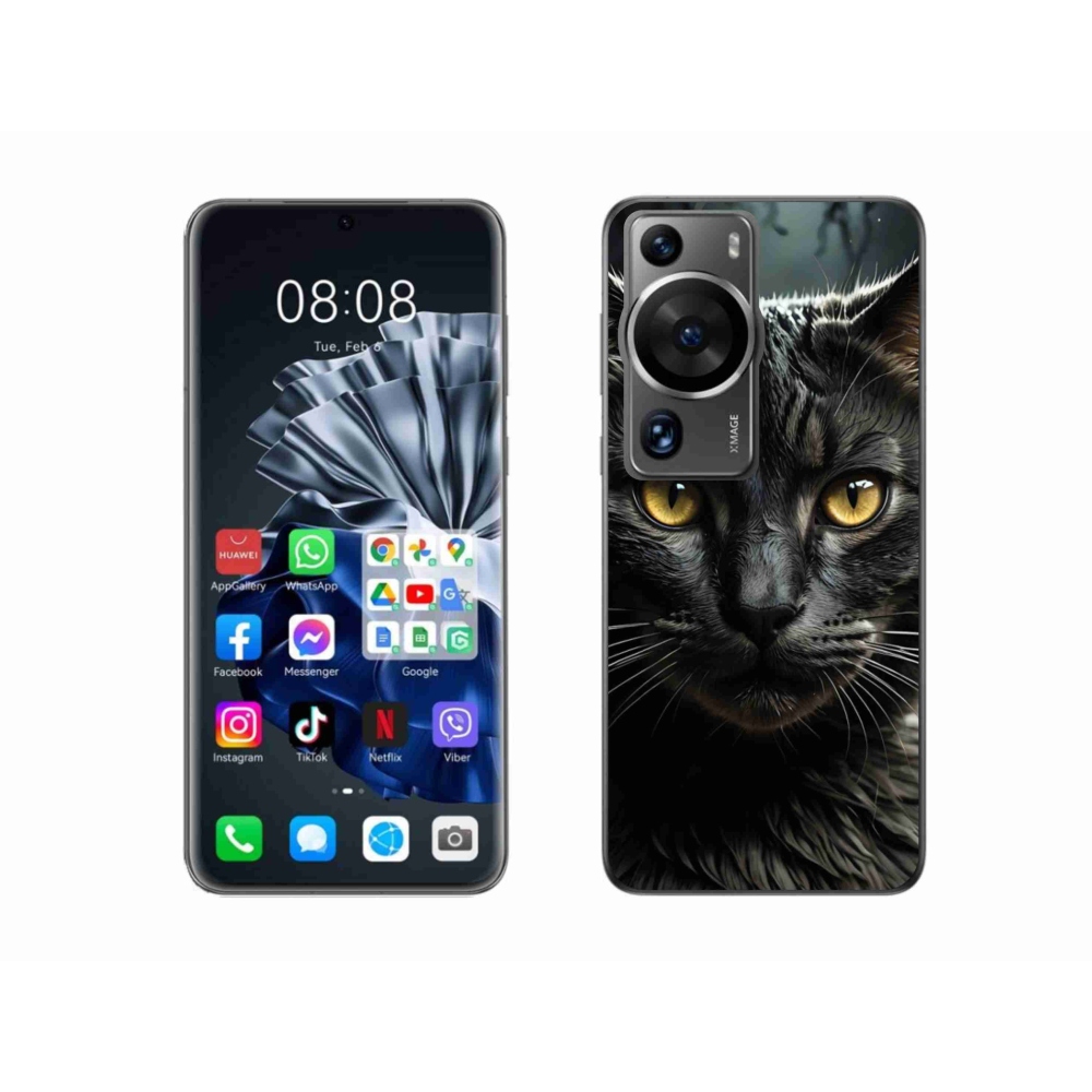 Gél borítás mmCase a Huawei P60 Pro készülékhez - macskaszem 3