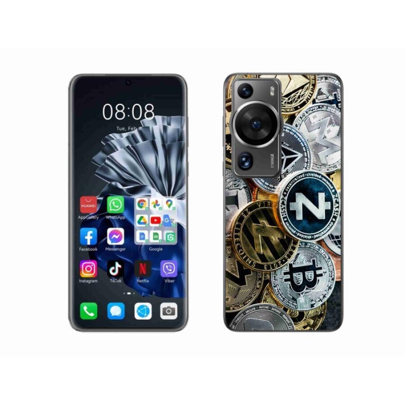 Gélburkolat mmCase a Huawei P60 Pro-n - kriptovaluták