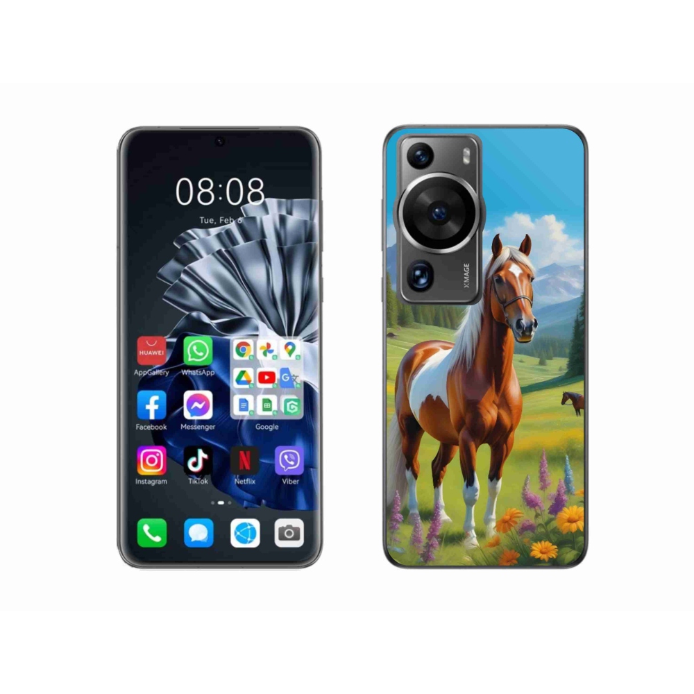 mmCase gél tok a Huawei P60 Pro-hoz – ló a réten