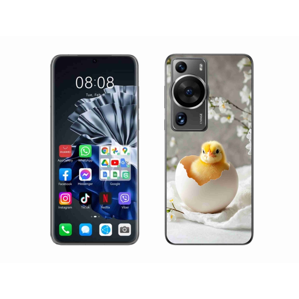 Gél borítás mmCase a Huawei P60 Pro készülékhez - csirke