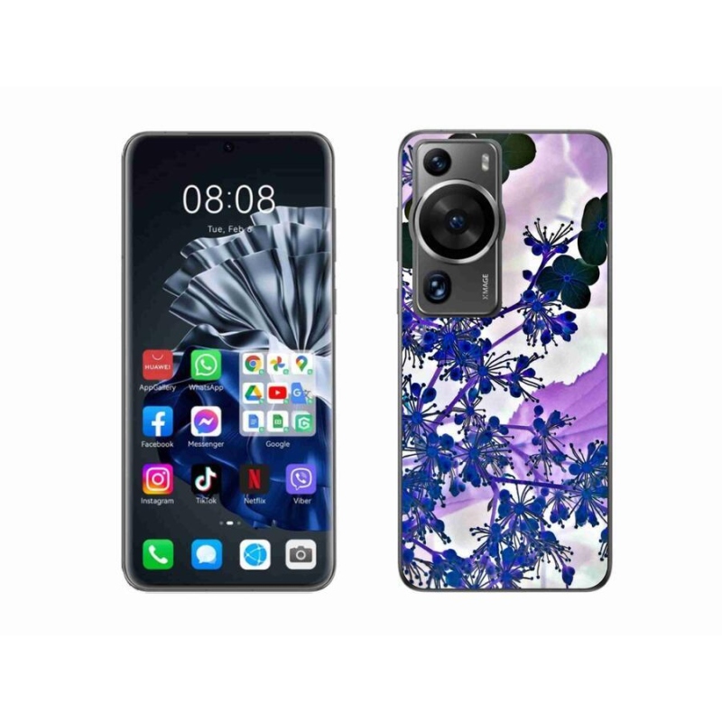 Gél borítás mmCase a Huawei P60 Pro készülékhez - hortenzia virág