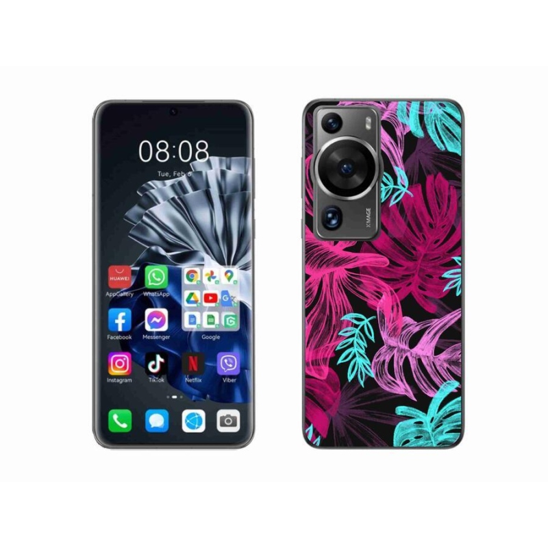 Zselés borítás mmCase a Huawei P60 Pro készülékhez - virágok 1