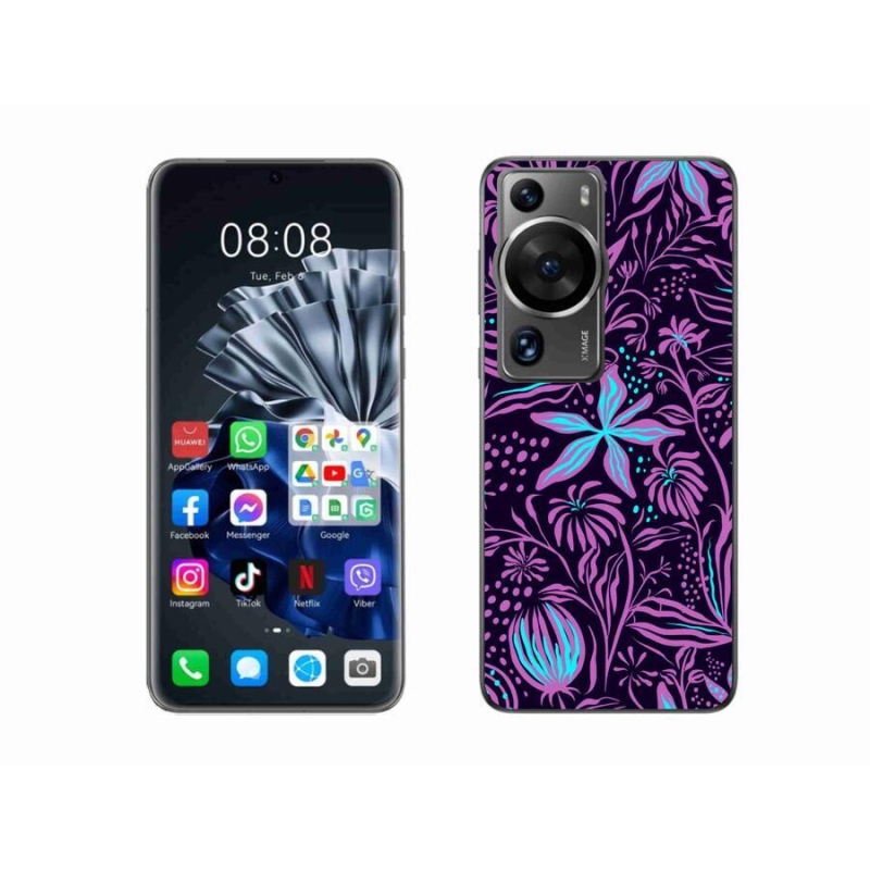 Gél borítás mmCase a Huawei P60 Pro készülékhez - virágok 2