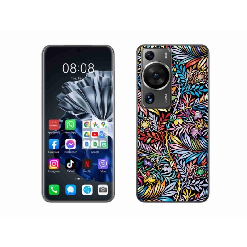 Gél borító mmCase a Huawei P60 Pro készülékhez - virágok 5