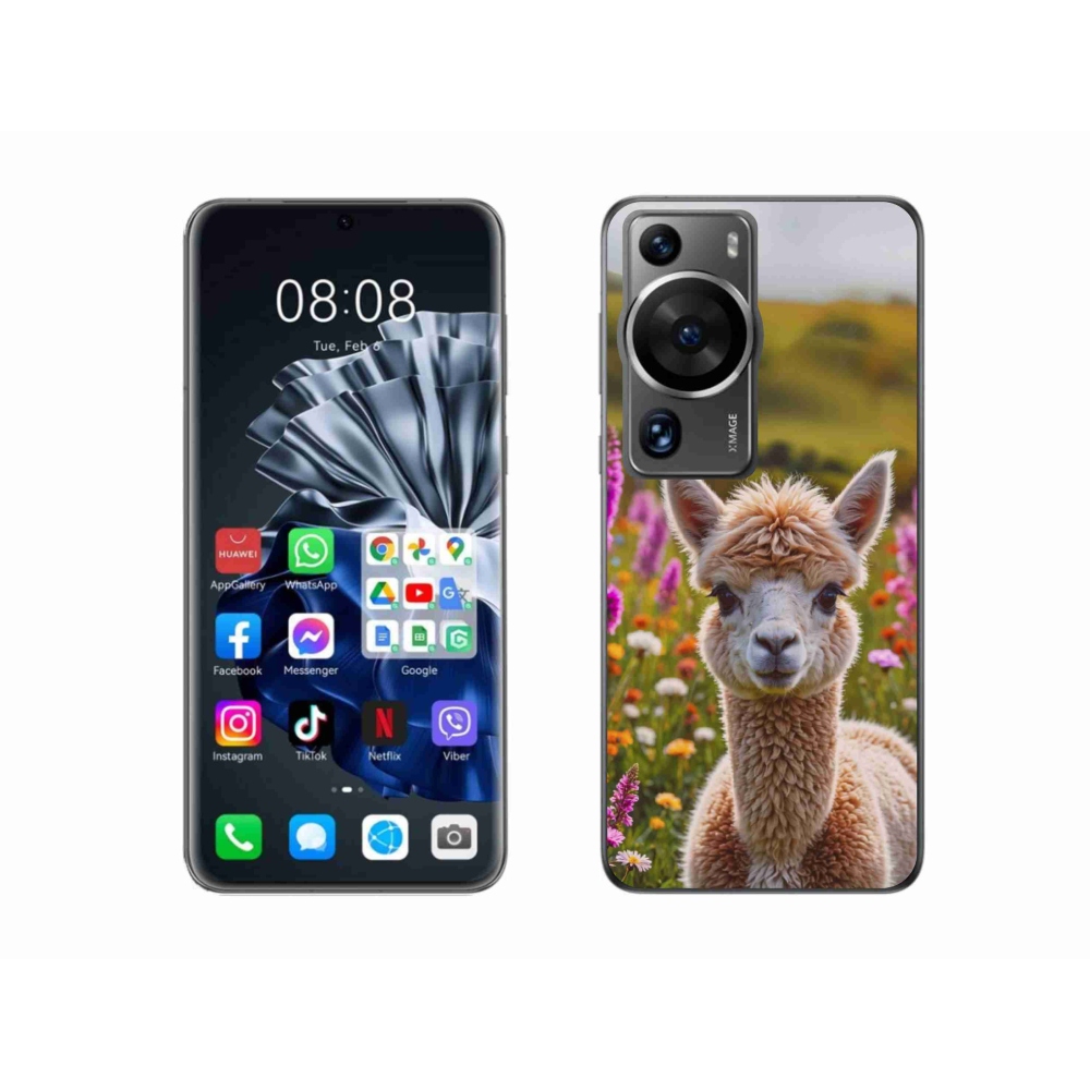 mmCase gél tok a Huawei P60 Pro-hoz – láma a réten