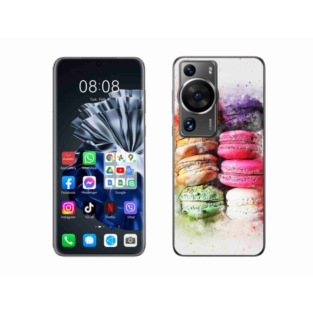 Gél borítás mmCase a Huawei P60 Pro készülékhez - makarónik
