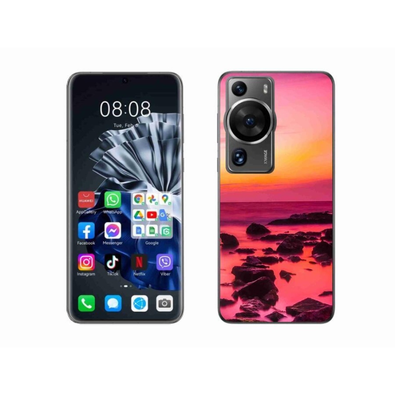 Gél borítás mmCase a Huawei P60 Pro-n - tenger és ragyogás