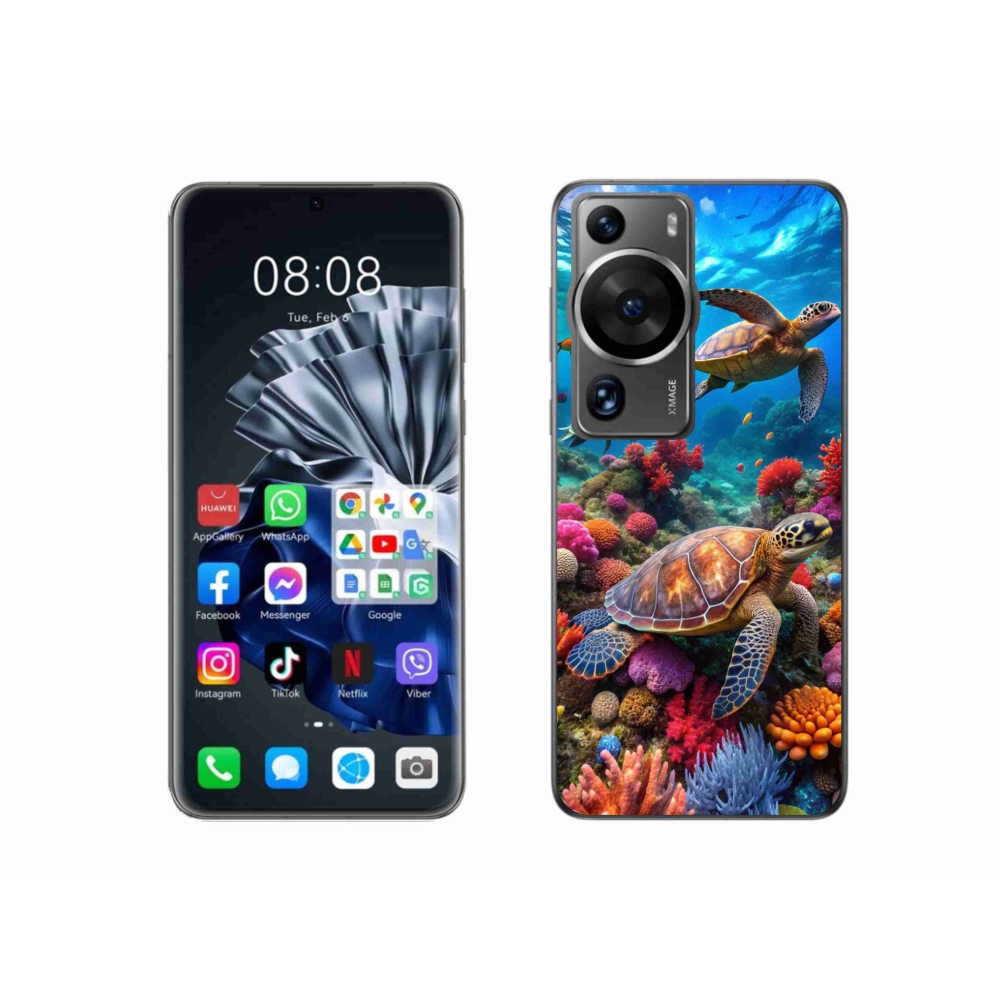 Gél borítás mmCase a Huawei P60 Pro készülékhez - Sea World 2