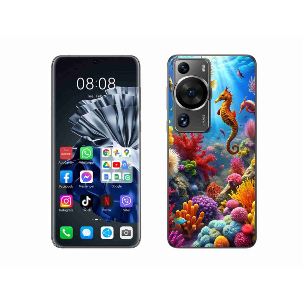 Gél borítás mmCase a Huawei P60 Pro készülékhez - Sea World 3