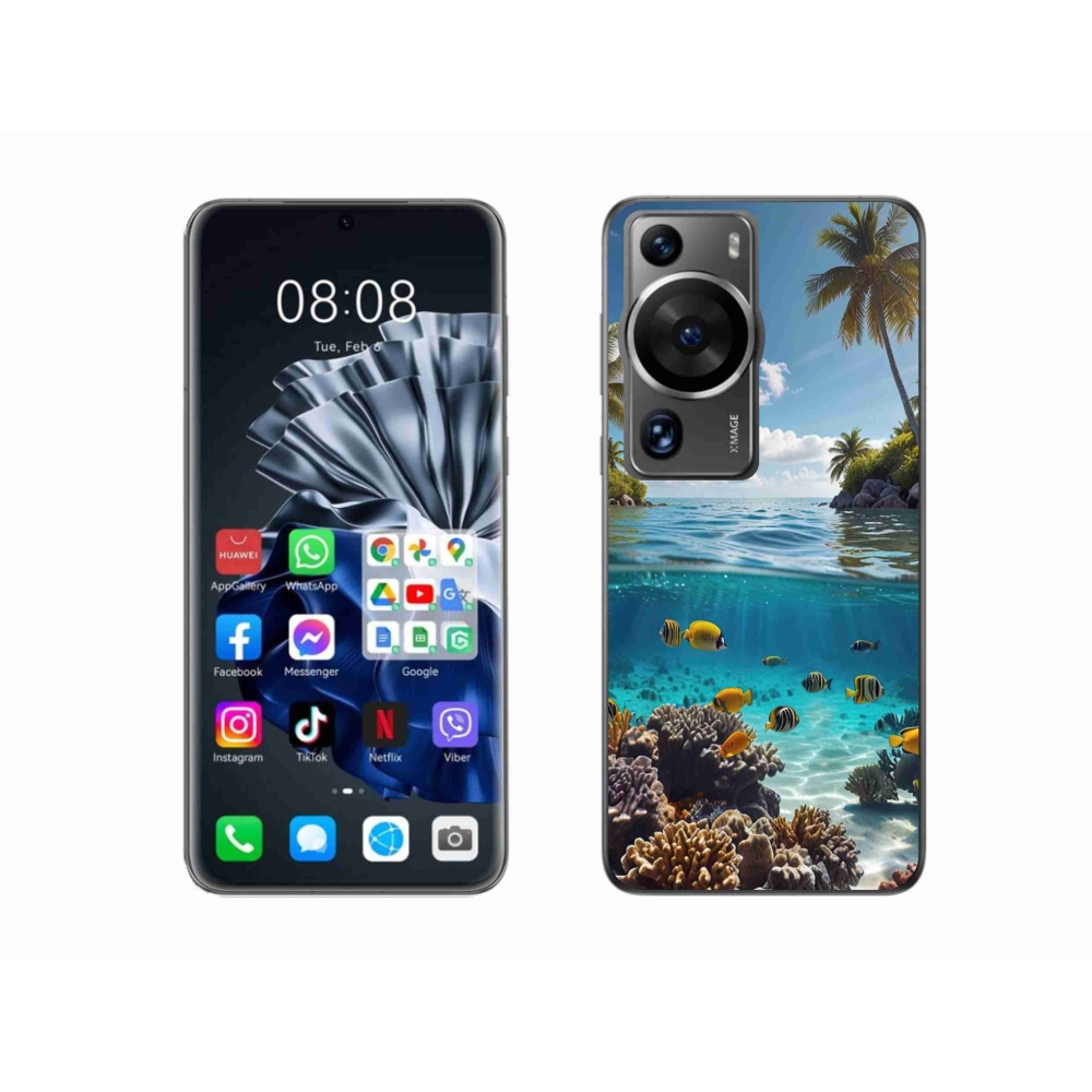 Gél borítás mmCase a Huawei P60 Pro készülékhez - Sea World 4