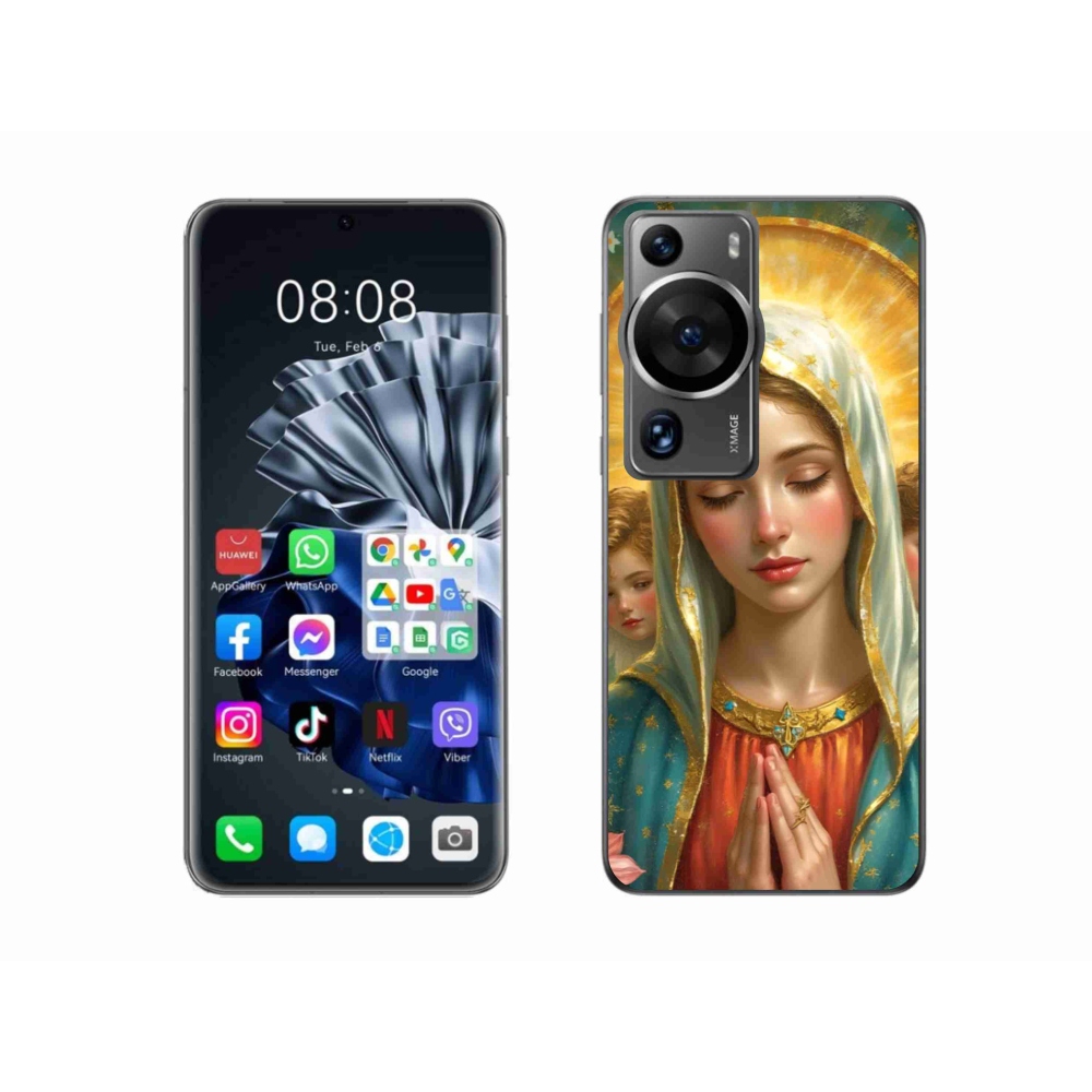 Gél borítás mmCase a Huawei P60 Pro-hoz - vallási motívum 3