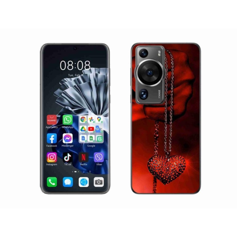 Gél borítás mmCase a Huawei P60 Pro készülékhez - nyaklánc