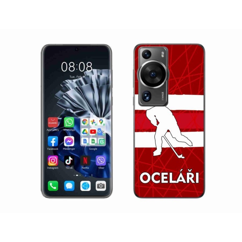 Gél borítás mmCase a Huawei P60 Pro-n - Steelers