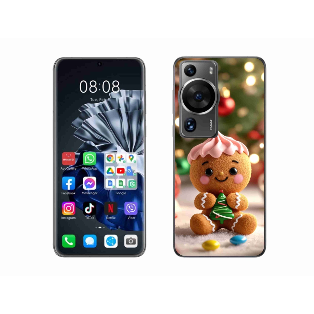 Gél borítás mmCase a Huawei P60 Pro készülékhez - mézeskalács