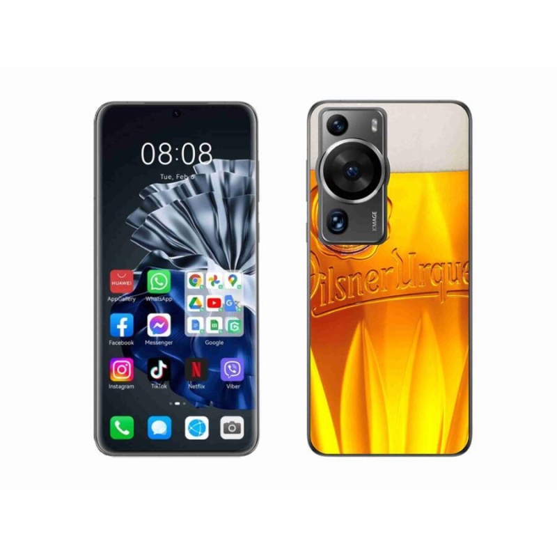 Gél borítás mmCase a Huawei P60 Pro számára - sör
