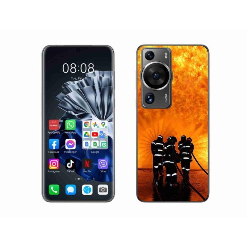 Gél borítás mmCase a Huawei P60 Pro készülékhez - tűz
