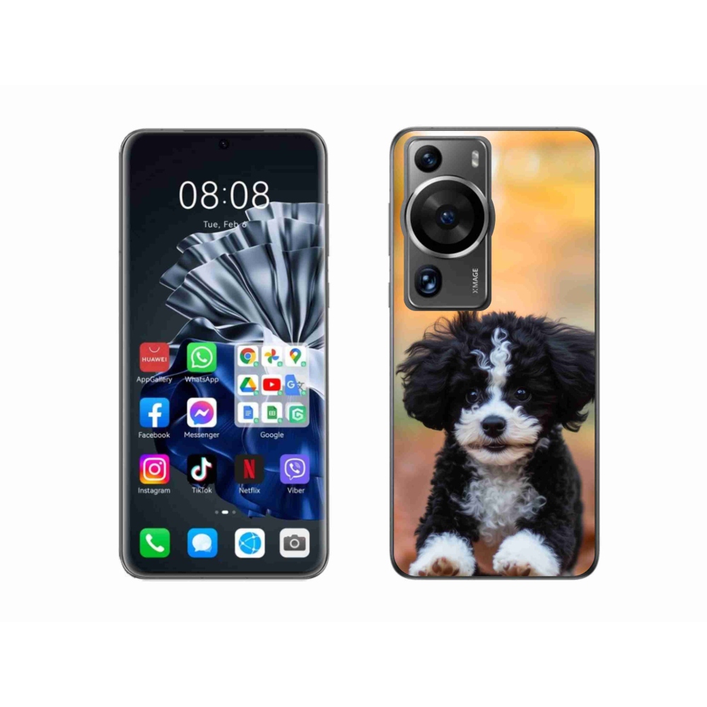 Gél borítás mmCase a Huawei P60 Pro számára - aranyos kiskutya 2