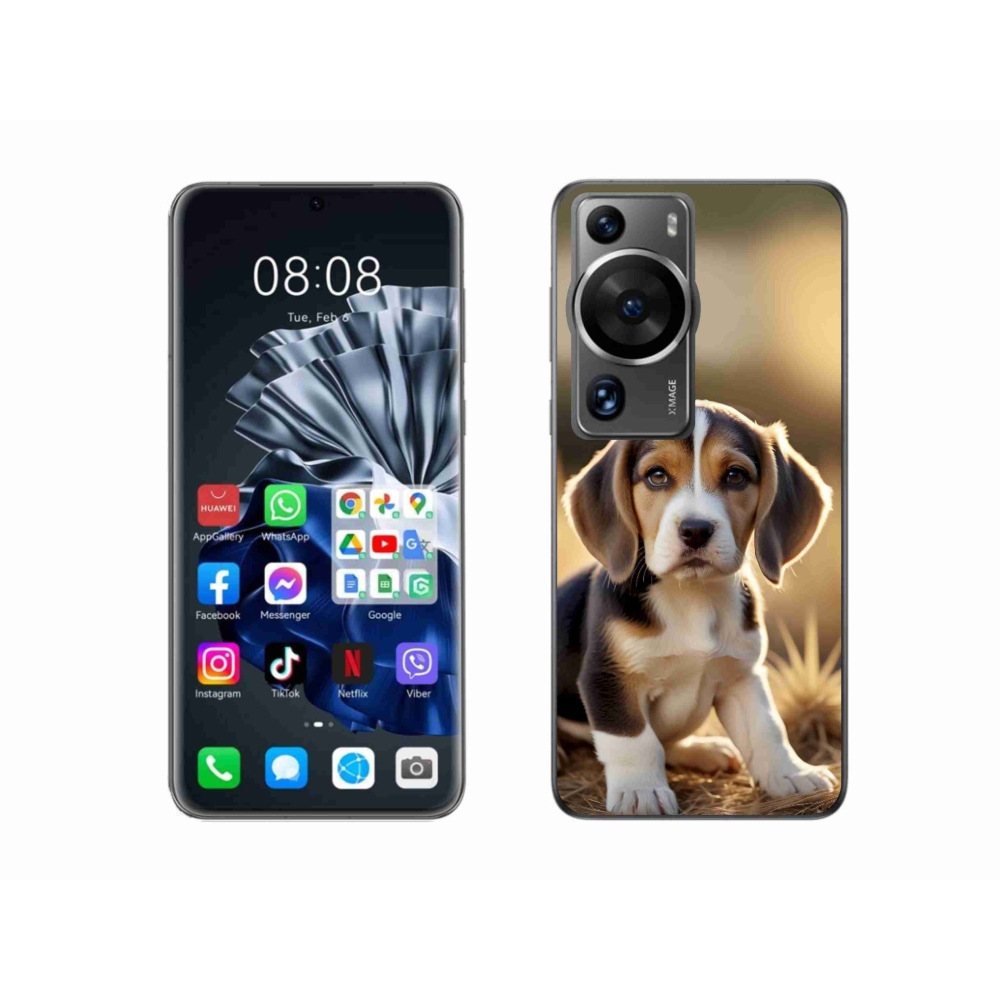 mmCase gél tok a Huawei P60 Pro-hoz – aranyos beagle