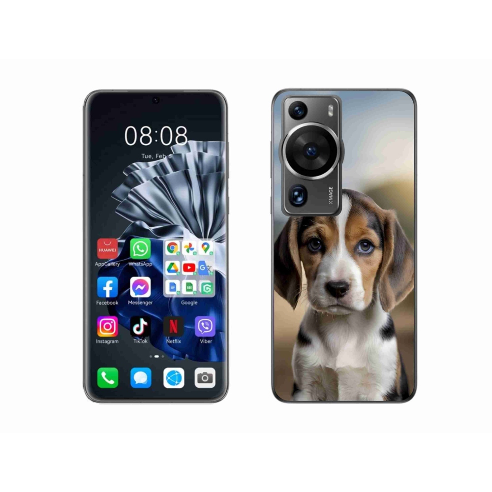 mmCase gél tok a Huawei P60 Pro-hoz – aranyos beagle