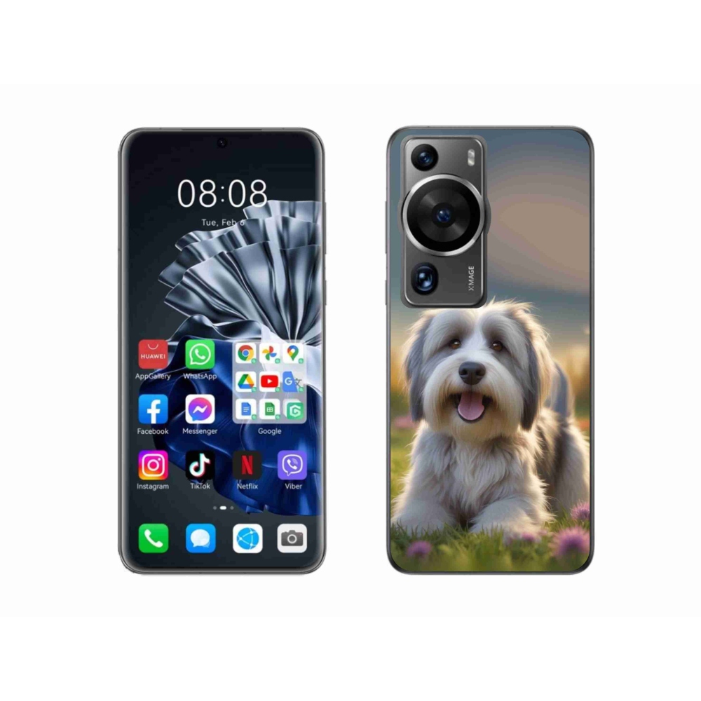 mmCase gél tok a Huawei P60 Pro-hoz – aranyos havannai kutyus